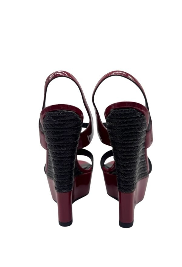 BURBERRY - NOVA CHECK CANVAS WEDGE - Image 6